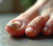 ongle avec champignon